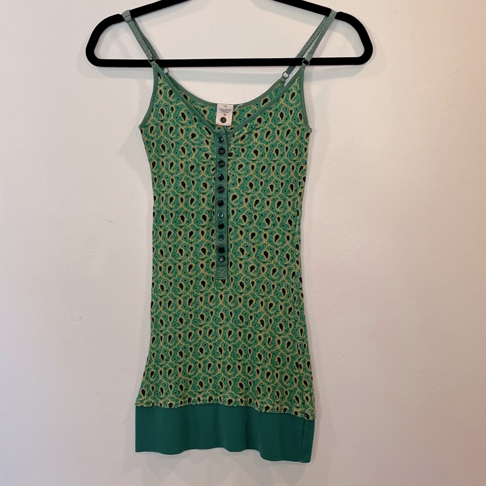 Adorable Green Free People Cami